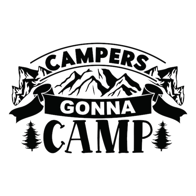 Camping Svg-ontwerp