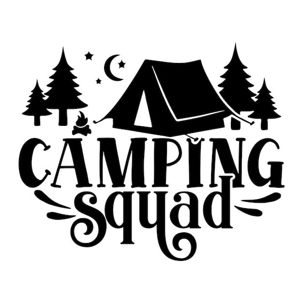 Camping Svg-ontwerp