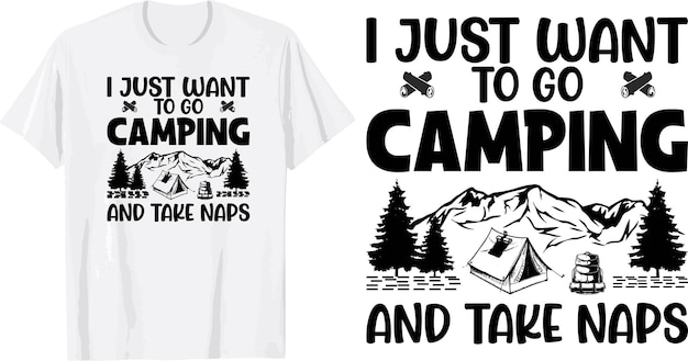 Camping svg t shirt design