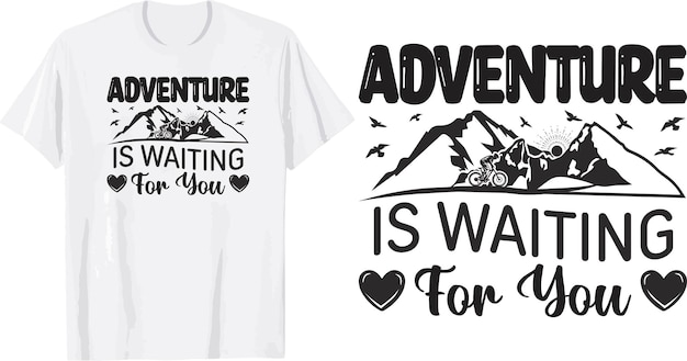 Vector camping svg t-shirt ontwerp