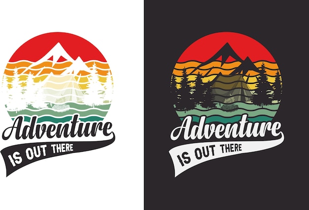 Camping t shirt design bundle tshirt design for camping lover