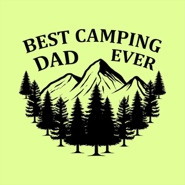 Camping T Shirt Design