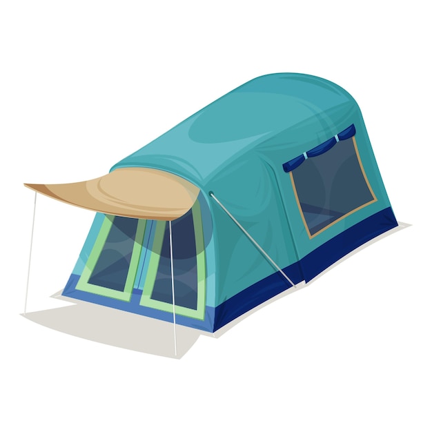 camping tent illustration