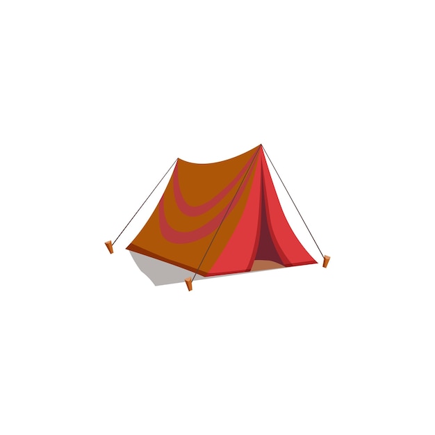 camping tent vector type icoon