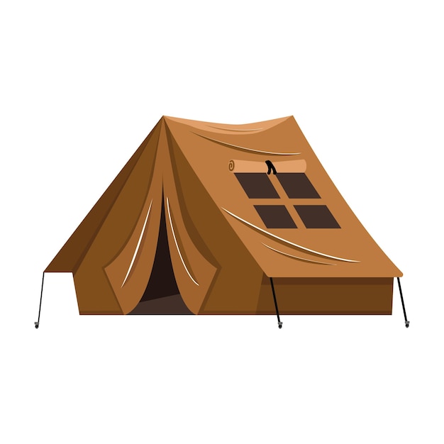 Camping travel Tent Flat icon