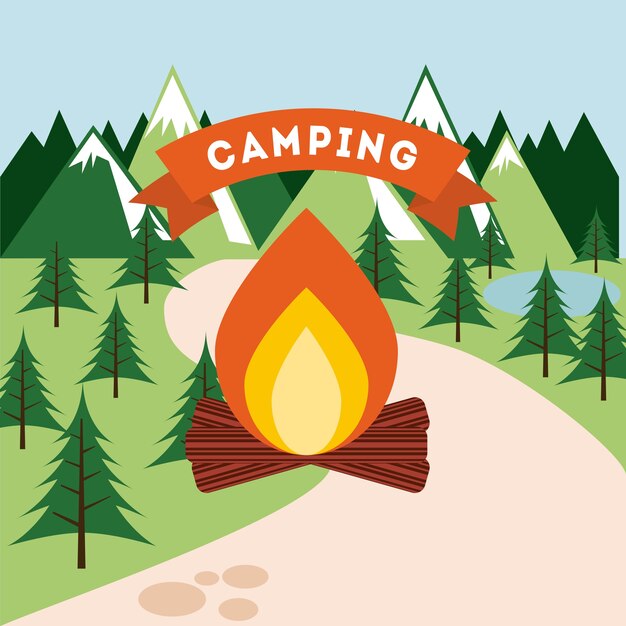 Camping trip design