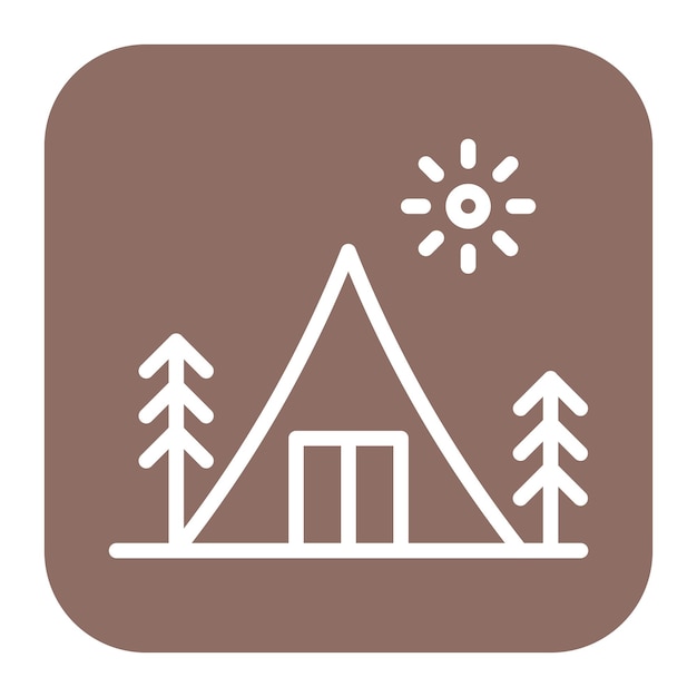 Camping Trip icon vector image Can be used for Child Adoption