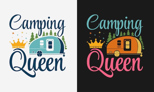 Camping TShirt Design adventure and camping quote for print card tshirt mug and much more