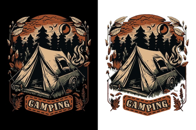 Camping tshirt design Travel Tshirt print Adventure Mountain sublimation print design Outdoor