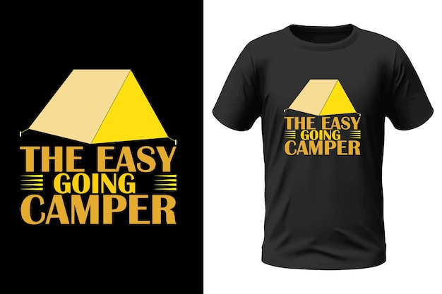 캠핑 티셔츠 디자인
