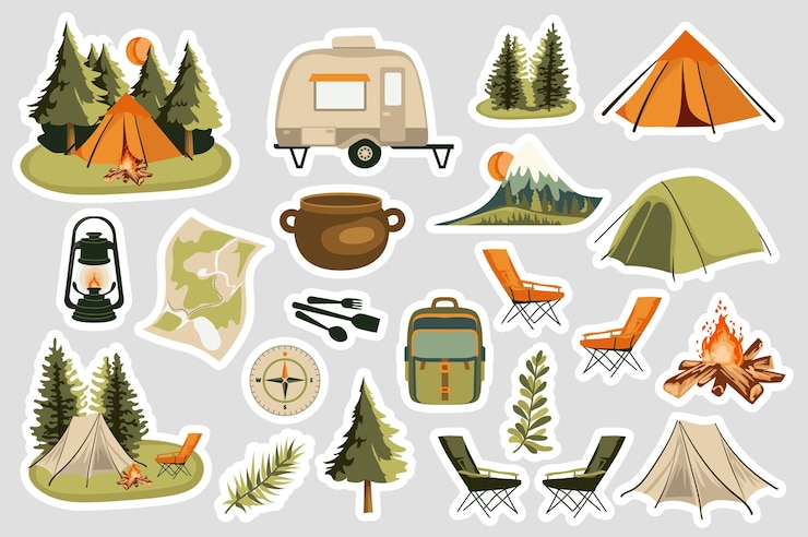 Campingstickers