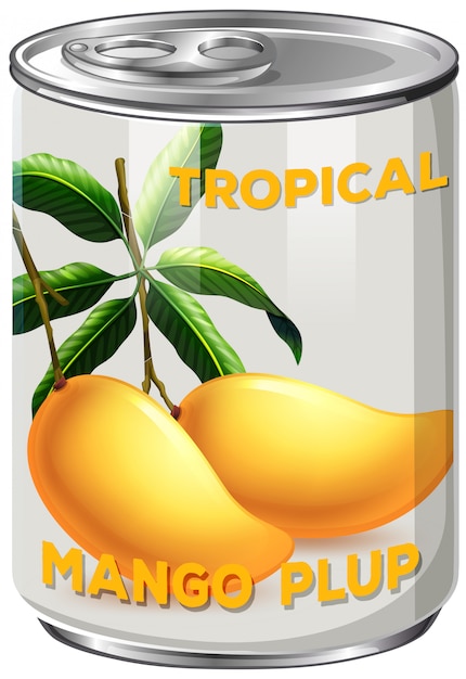 A Can of Mango Plup