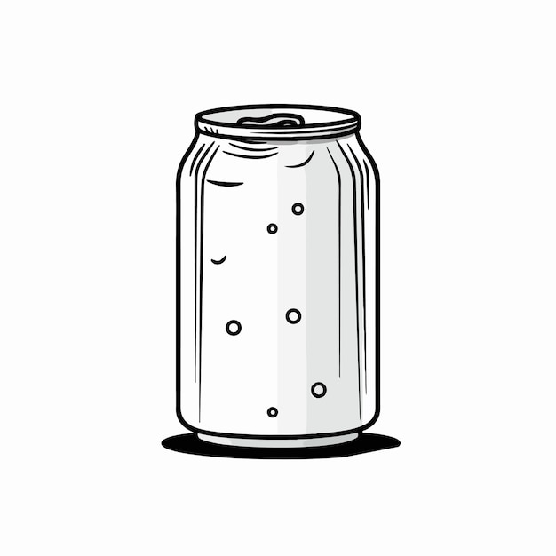 Vector a can of soda clipart