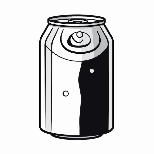 Vector a can of soda clipart