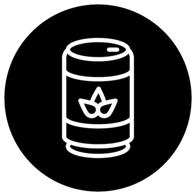 캔 터 아이콘 디자인 일러스트레이션