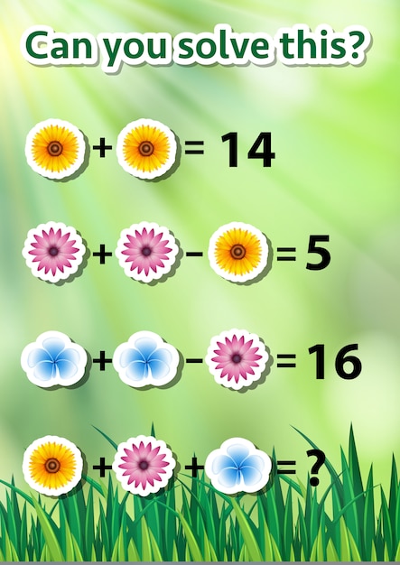 Puoi risolvere la matematica?