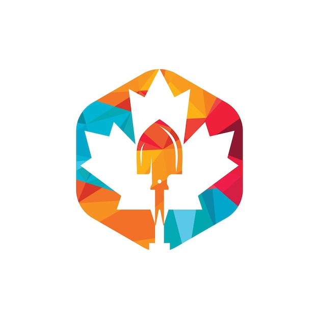 Canada arbeid vector logo ontwerpsjabloon
