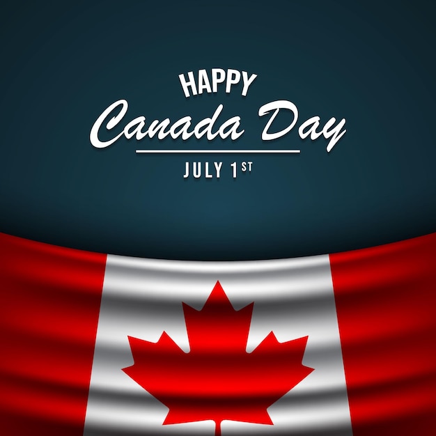 Vector canada day background design