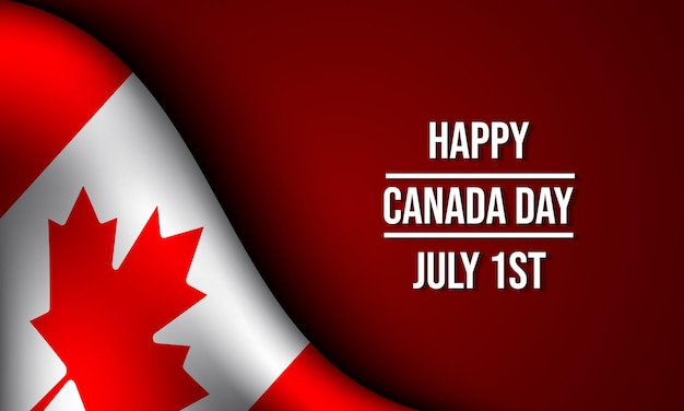 Vector canada day background design