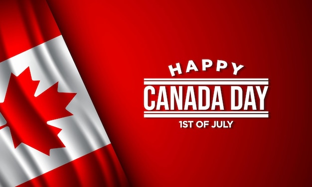 Vector canada day background design