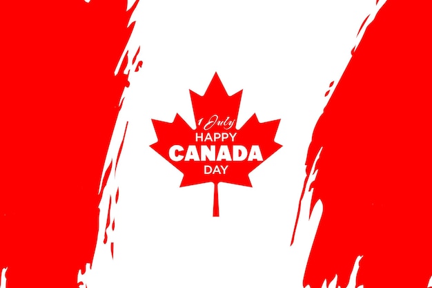 Canada Day Canada Grunge Flag