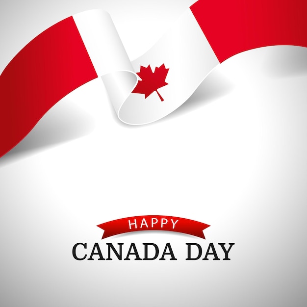 カナダの日の休日の背景