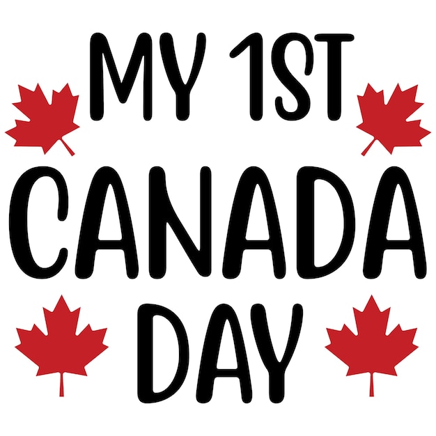 canada day t-shirt design vector