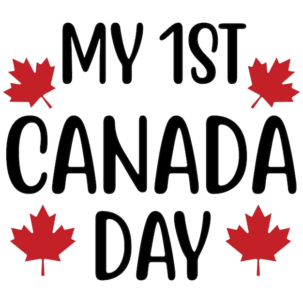 Canada Day T-shirt Design Vector