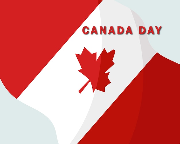 Canada day vector illustration design for social media poster and banner