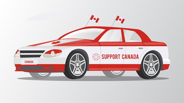 Canada football fan car