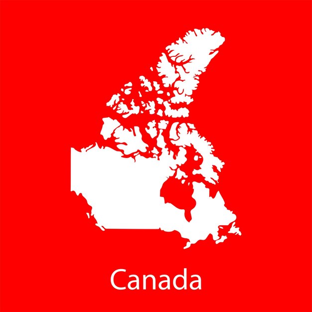 Premium Vector | Canada map icon vector illustration design