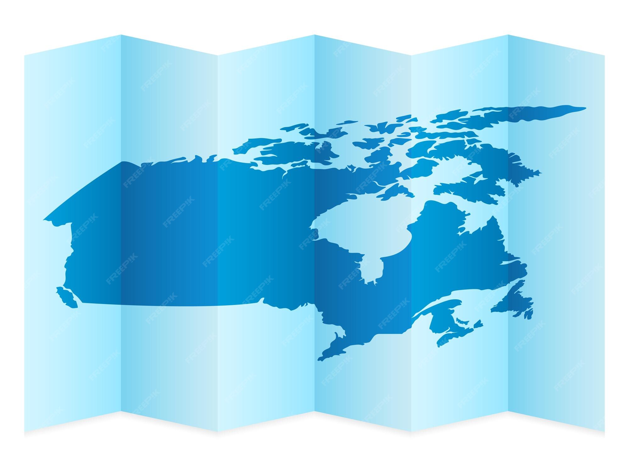 Premium Vector | Canada map