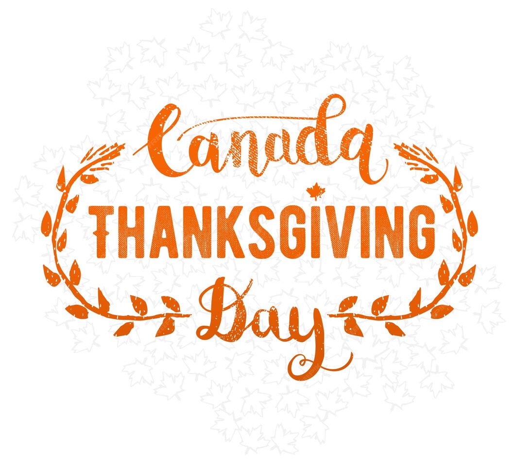 Premium Vector Canada thanksgiving day greeting card happy