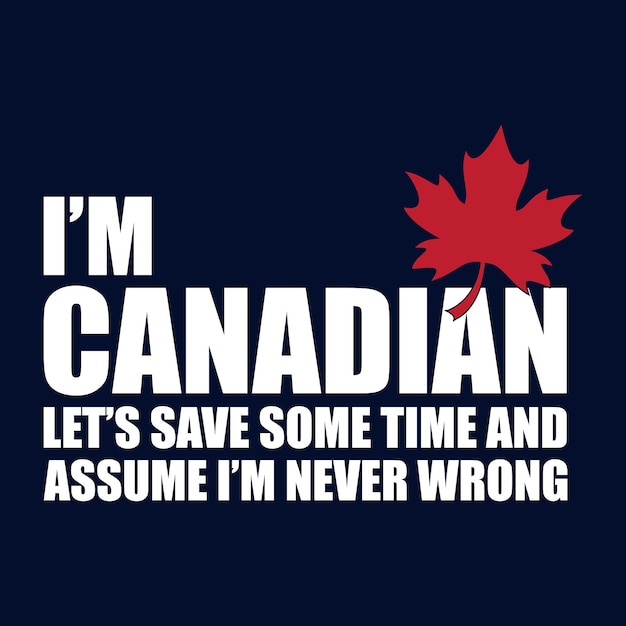 Canadian Day t-shirtontwerp