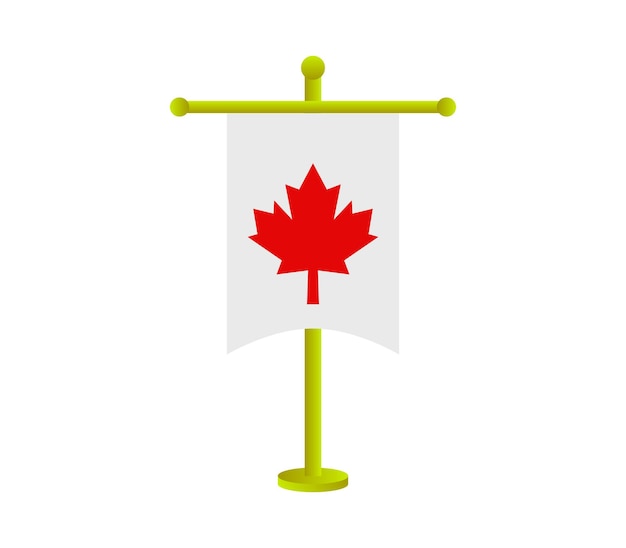 Vector canadian flag