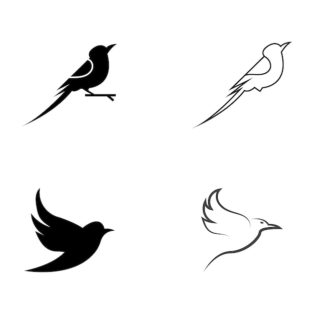 Canary Bird Simple logo design