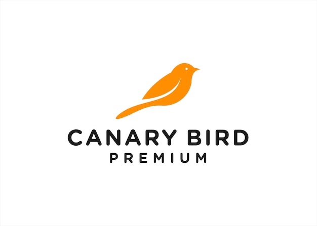 Canary logo design vector illustration