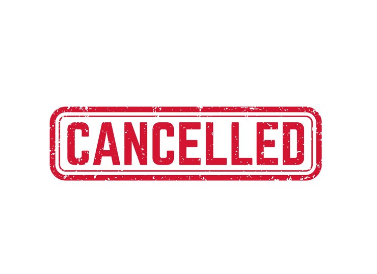 Vector cancelled stamp on white, vector