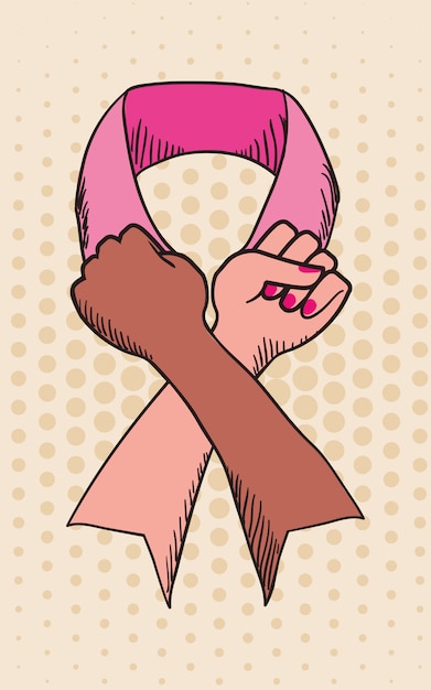 Cancer design illustration