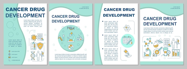 Modello di brochure per lo sviluppo di farmaci antitumorali