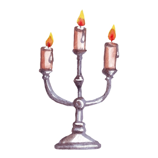 Candelabrum with candles