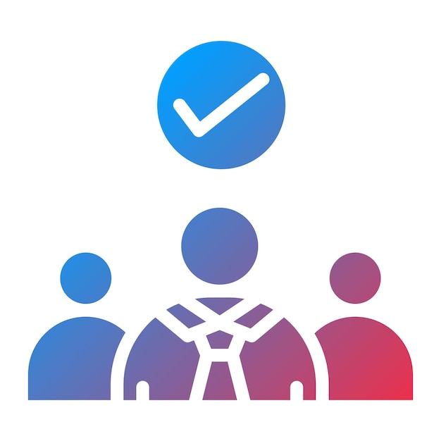 Vector candidate icon vector image can be used for human resource