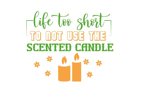 Candle day svg design