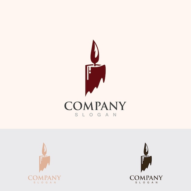 Candle icon burning simple design style graphic flat line illustration