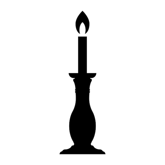 Candle icon vector