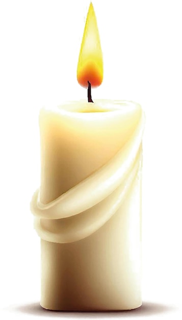 candle light AI vector art digital illustration image