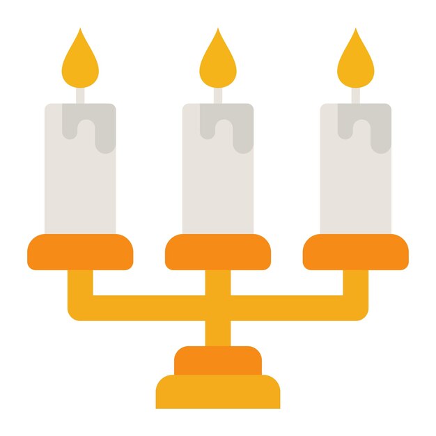 Vector candle stand icon
