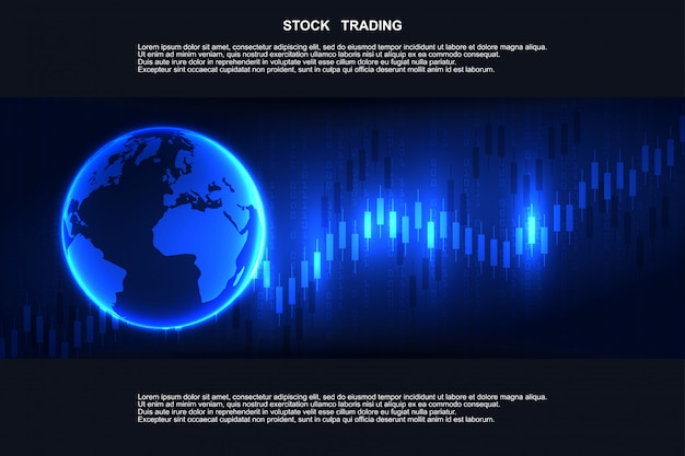 Candle stick graph chart in financial market , forex trading .stock exchange market, investment, finance and trading. trading platform