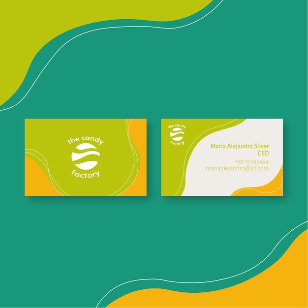 Candy business card template