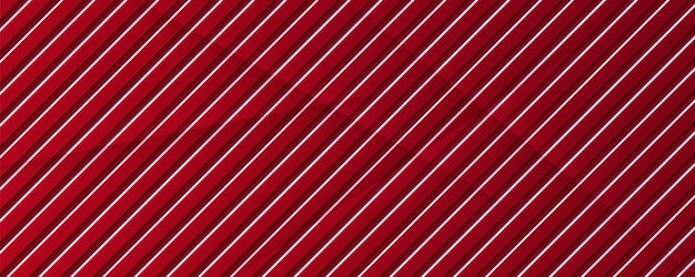 Candy cane naadloze patroon. Kerst diagonale gestreepte lijn rode achtergrond